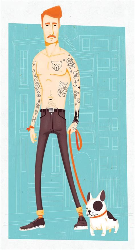 Tattooed guy | Illustration character design, Illustration, Character ...