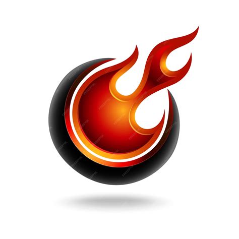 Premium Vector | Fire Flame Firebolt Logo Design