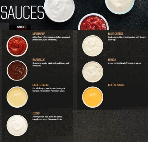 The Best Ideas for Pizza Hut Dipping Sauces - Home, Family, Style and Art Ideas