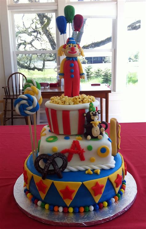 Carnival Cake - CakeCentral.com