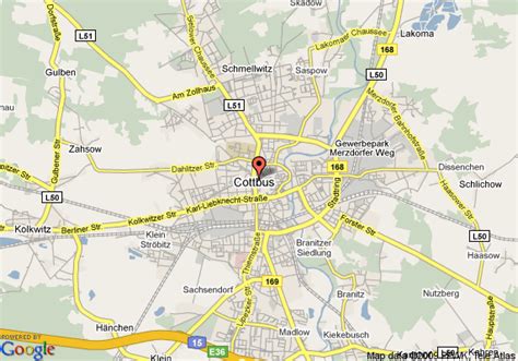 Cottbus Map - Germany