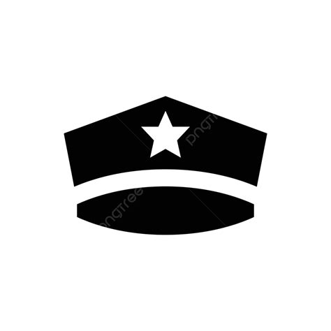 Police Hat Icon Hat Symbol Icon Vector, Hat, Symbol, Icon PNG and Vector with Transparent ...