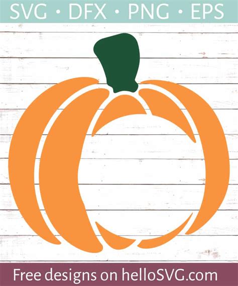 Pumpkin Monogram #1 SVG - Free SVG files | HelloSVG.com