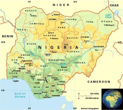 Nigeria Map Rivers - My Maps