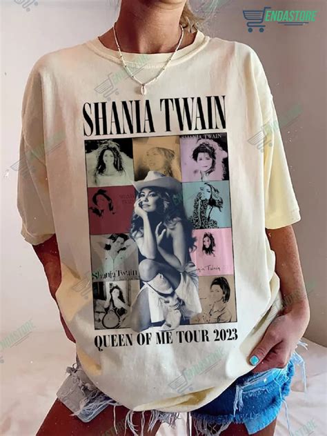 Shania Twain Queen of Me Tour 2023 T-shirt - Endastore.com