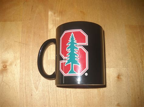 Mug Stanford University Cardinal Tree California Red on Black - Etsy