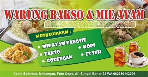 Kumpulan Desain Spanduk Bakso Dan Mie Ayam Kurasaurus - Riset