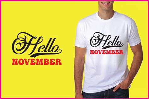 Hello November Graphic by CraftStudio99 · Creative Fabrica