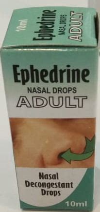 Ephedrine Adult Nasal Drop 10Ml (Benmed)