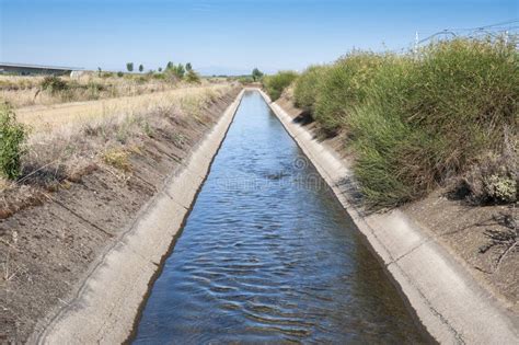 Irrigation ditch stock image. Image of canal, plain, fertile - 69017213