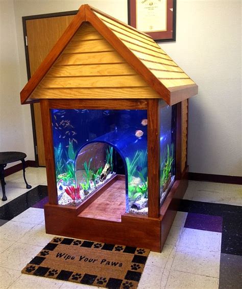 Fish tank dog house - A dream home for your furry friend