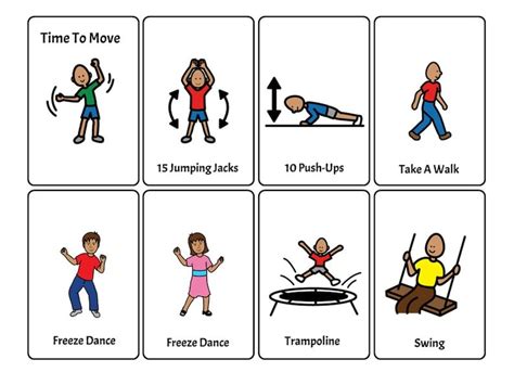 Pecs For The Test Of Gross Motor Development (second Edition) 811 | Brain breaks, Cards, Freeze ...