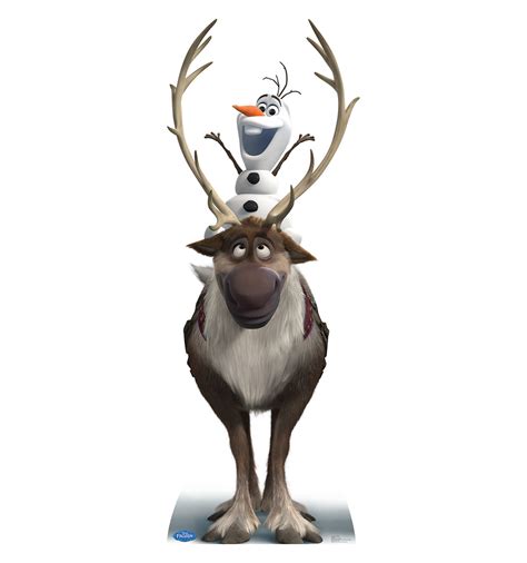 Life-size Sven and Olaf - Disney's Frozen Cardboard Standup | Cardboard Cutout