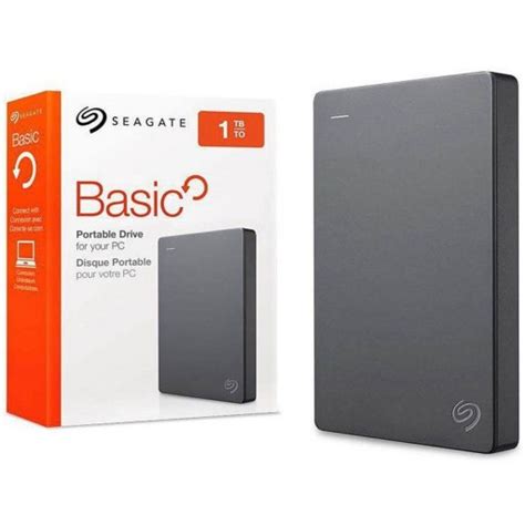 1TB Seagate Basic STJL1000400 Portable External HDD