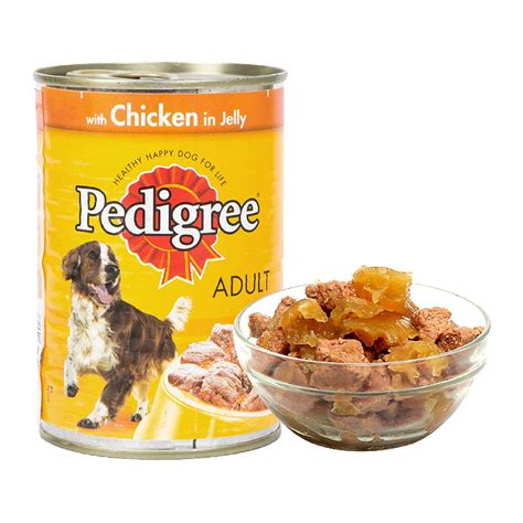 Buy Pedigree Adult Chicken in Jelly Wet Dog Food Can, 400gm Online at Low Price in India | Puprise