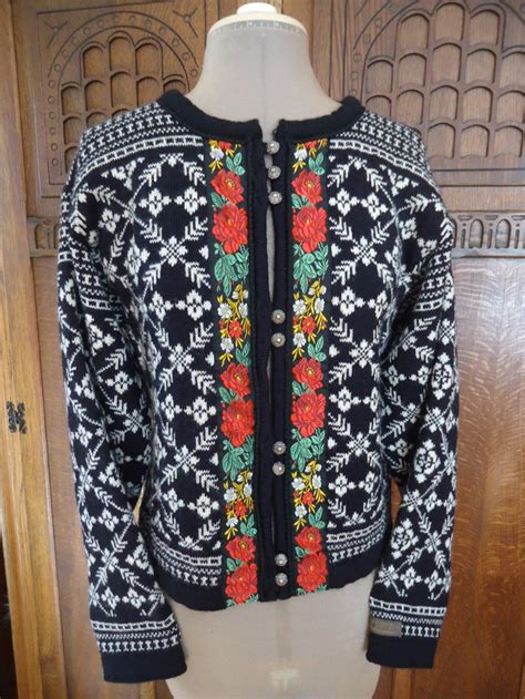 Dale of Norway Vintage Nordic Wool Cardigan Sweater Vibrant - Etsy ...