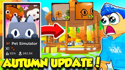 The AUTUMN UPDATE Is HERE In Pet Simulator X And It's AWESOME! - YouTube