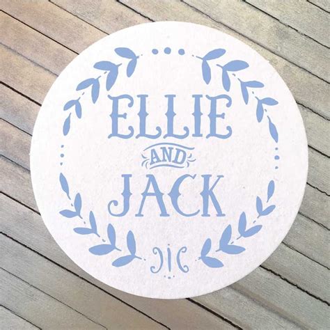 Personalized Wedding Coasters Custom Wedding Favor Coasters - Etsy