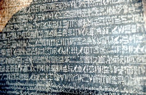 Rosetta Stone's Third Language - Egyptian Hieroglyphics