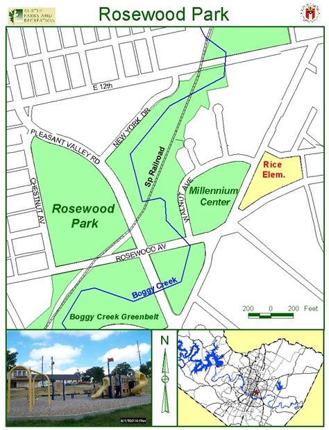 Rosewood Park Map - 2300 Rosewood Ave Austin • mappery