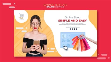 Free PSD | Banner template for online shopping