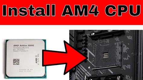 How To Install AMD AM4 CPU onto a motherboard. Basics - YouTube