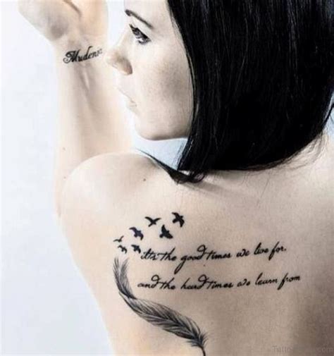 100+ Amazing Feather Tattoos You Need on Your Body! | Birds tattoo, Flying tattoo, Feather with ...