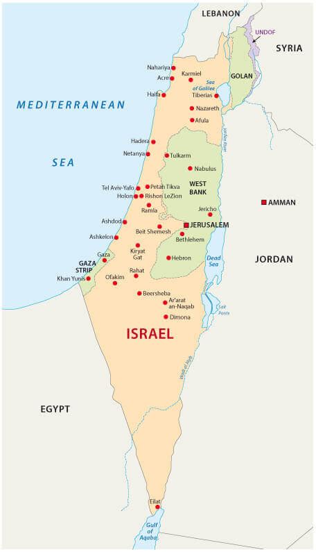 Map Israel