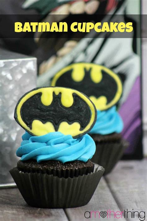 Superhero Party Ideas - Batman Chocolate Cupcakes! | It's a Mother Thing