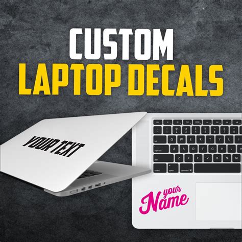 Custom Laptop Decals Personalized Laptop & Notebook Decals Laptop ...