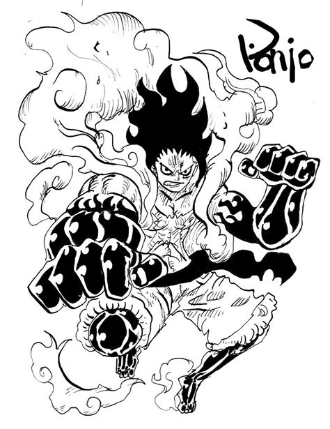 Luffy gear 4 snakeman by kuroraven – Artofit