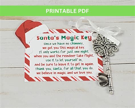 Santa's Magic Key Printable Poem – Cassie Smallwood