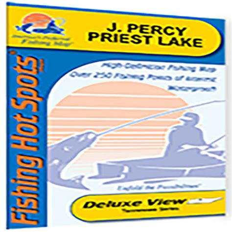 J. Percy Priest Lake Fishing Map by Fishing Hot Spots | Maps.com.com