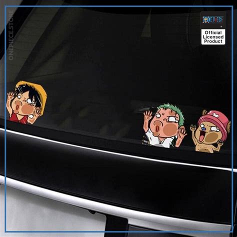 One Piece anime Car Sticker - Stuck Face Window official merch | One ...