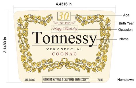 Printable Hennessy Label Svg - 1486+ DXF Include - Free SVG Cut Files