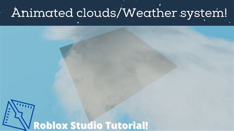 How to make ANIMATED CLOUDS on Roblox! - YouTube