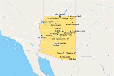 22 meilleurs endroits à visiter en Arizona - Romantikes