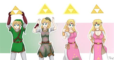 Link Transform into Zelda by ThatFreakGivz on Newgrounds