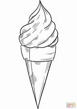Ice Cream Cone Coloring Page  Free Printable Coloring Pages sketch template