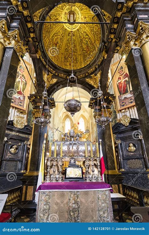 Interior of Wawel Cathedral. Krakow - Poland Editorial Photo - Image of europe, cathedral: 142128701