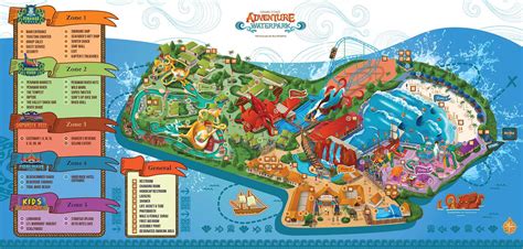 Theme Park Map | Desaru Coast Adventure Park :: Behance