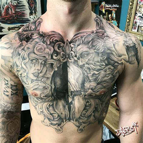 Aggregate more than 71 medusa chest tattoo - in.cdgdbentre