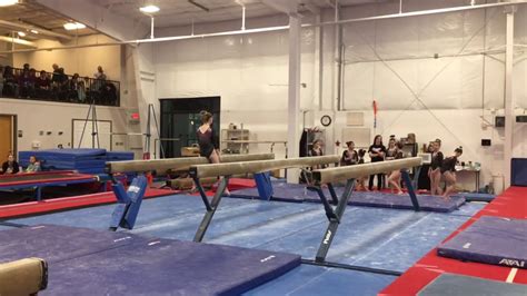 Kate Greene - Mock Meet Beam - Bull City Gymnastics - Class of 2020 - YouTube