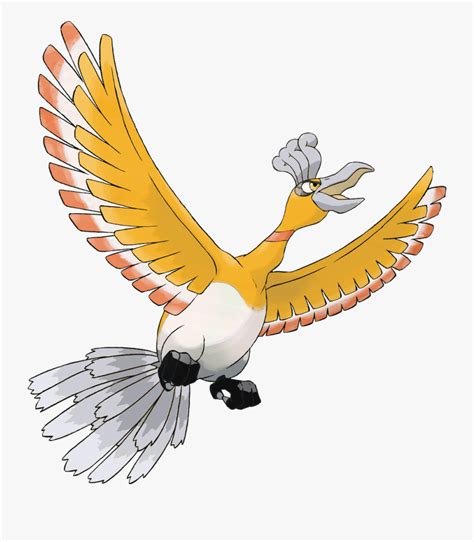 Image Ho Oh Shiny - Ho Ho Pokemon , Free Transparent Clipart - ClipartKey