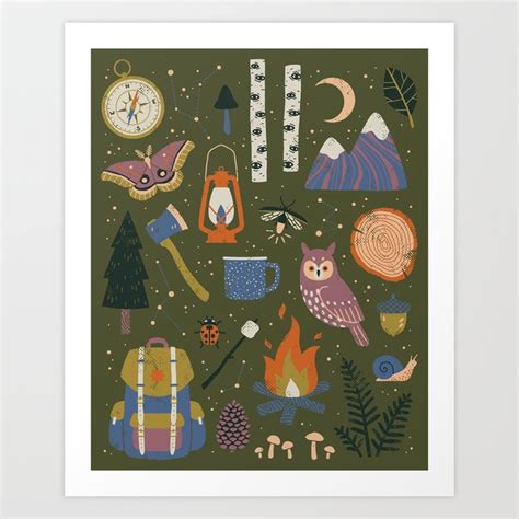 Into the Woods Art Print by Camille Chew | Society6