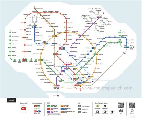 SMRT Train Map - Condo SG Launch