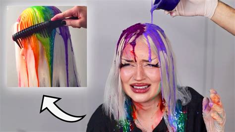 I tried drip hair color and it was BAD - YouTube