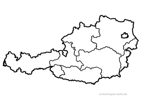 Tolle Österreich Landkarte der Bundesländer und Hauptstädte | Karte bundesländer, Landkarte ...