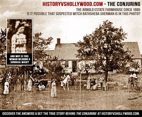 Real Conjuring House Photo, Circa 1885 - Perron Farmhouse Haunting