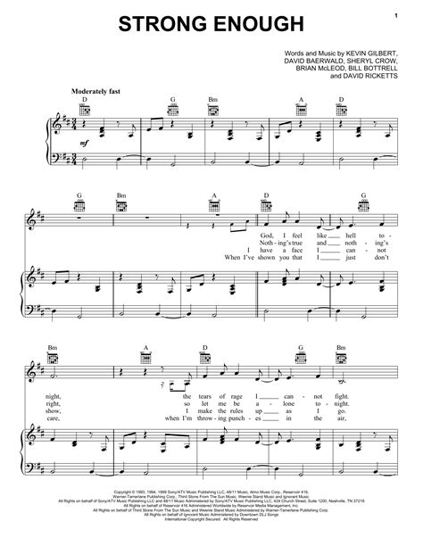 Strong Enough | Sheet Music Direct